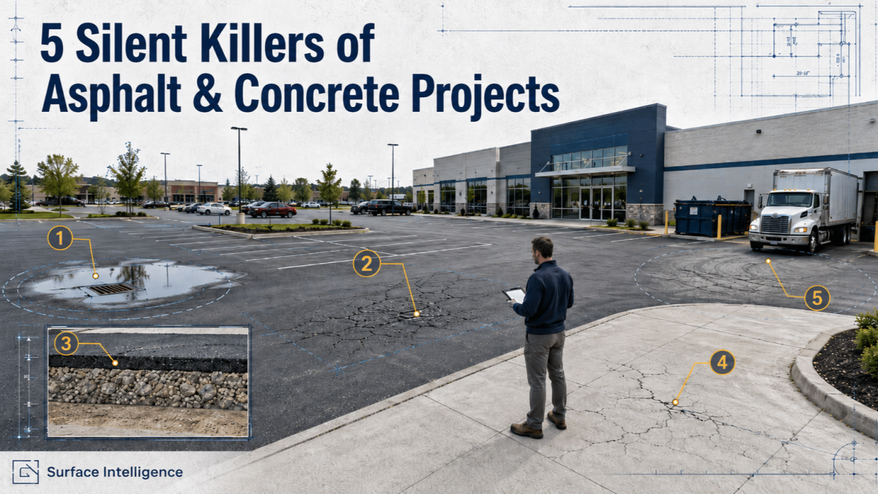 5 Silent Killers of Asphalt and Concrete Projects