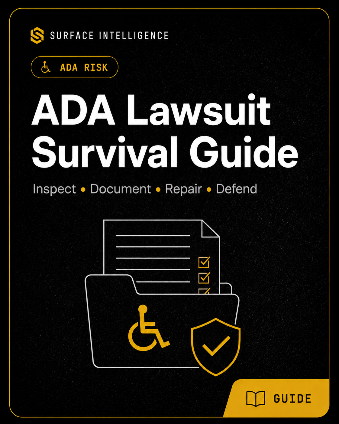 ADA Lawsuit Survival Guide cover