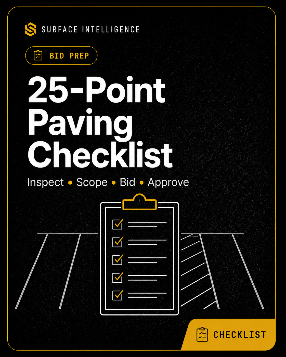 25-Point Paving Checklist cover