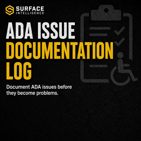 ADA Issue Documentation Log tool