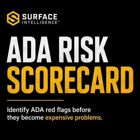 ADA Risk Scorecard card