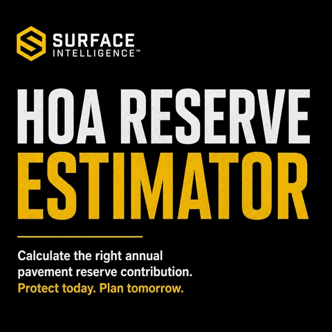 HOA Reserve Estimator card